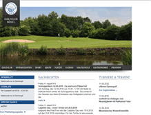 Tablet Screenshot of newsletter.golfclubhoesel.de