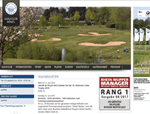 Tablet Screenshot of golfclubhoesel.de
